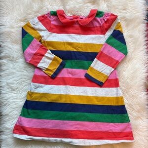 Mini Boden Multicolor Striped Dress